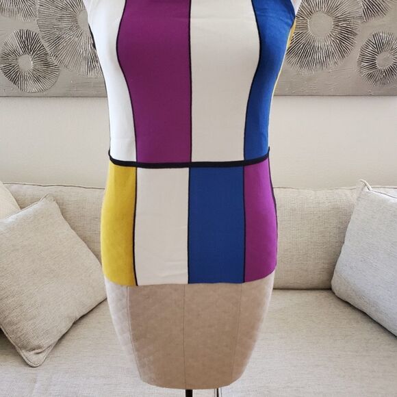 NEW! Rachel Roy Massima Multicolor Block Tank size Medium - Picture 7 of 14